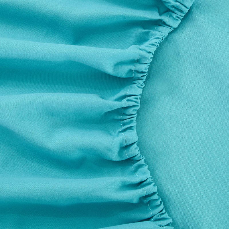 ARTALL Soft Microfiber Bed Sheet Set 4-Piece with Deep Pocket Bedding - Queen, Teal - Image 5